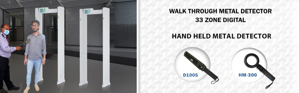 Walk-through and hand-held metal detectors