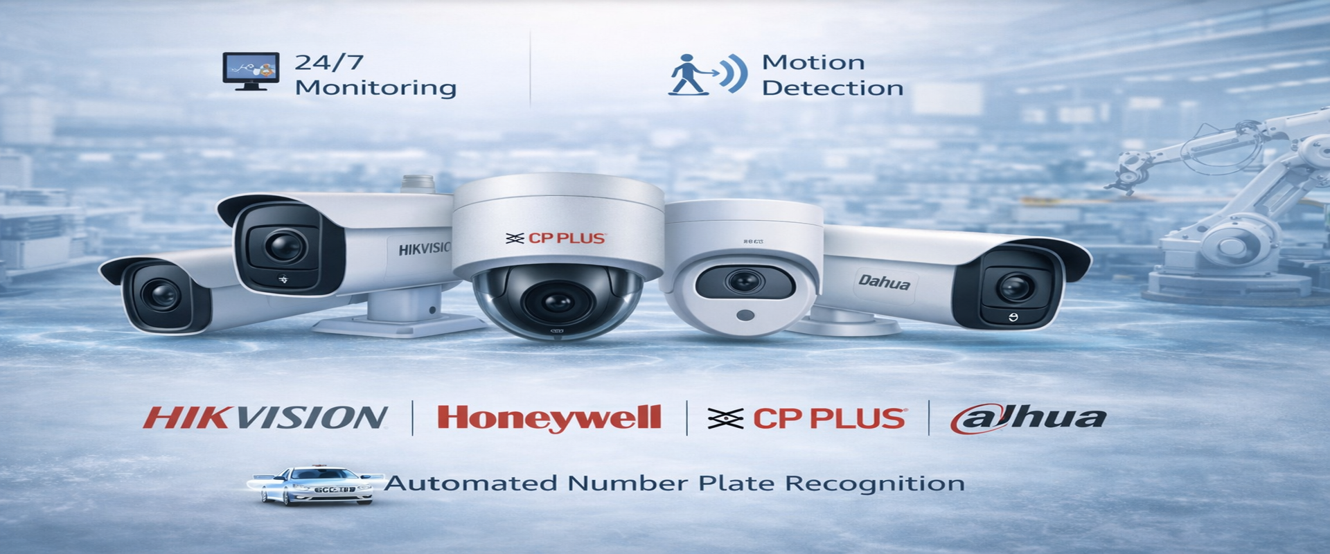 Different types of CCTV cameras