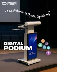 Digital podium for presentations and lectures